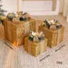 Navidad Transfronteriza Caja de Regalo de Navidad Nueva Caja de Regalo Navideña de Tres Piezas Decoración de Accesorios para Habitaciones Festivas Adornos Venta al Por Mayor