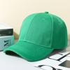 Gorra de Béisbol de Color Sólido para Mujer, Visera Dura, Gorra de Pico Multicolor, Se Puede Bordar con Logo, Sarja, Transpirable, Protección Solar, Adulto