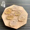 Directamente del fabricante: Collar con Colgante de Ágata Blanca Calcedonia Tipo Hielo, Hebilla de Paz Buda Guanyin Maitreya, Amuleto con Forma de Hoja al por Mayor