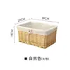 Cesta de armazenamento de rattan atacado cesta de armazenamento de mesa tecido trançado caixa de armazenamento de miudezas e lanches estrutura de armazenamento cesta de bambu bambu trançado