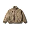 Chaqueta Bomber Americana de Algodón para Hombre, Resistente, Cuello Alto, Ropa de Trabajo, Chaqueta Bomber de Invierno M38