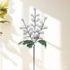 Cipó de Frutas Vermelhas Artificiais, Frutas da Fortuna Festivas DIY Frutas de Acácia, Cipó de Flores de Natal Artificiais, Decoração de Parede com Flores Penduradas