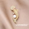 Guofeng Koi Yuanbao Broche Novo Criativo Carpa Cheio De Diamantes Elegante Cheongsam Terno Casaco Corsage Acessórios Pin