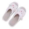Venta al por mayor transfronteriza de pantuflas de lino y lana de cordero blancas para uso en interiores, adecuadas para todas las estaciones, pantuflas de algodón y lino para uso en el hogar