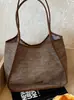 Bolsa Tote de Gran Capacidad Yuezi 2026 Nuevo Diseño de Moda Bolso Tejido con una Textura Sencilla para Viajar al Trabajo Bolso de Hombro