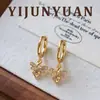 Brincos de Abelha com Microincrustação de Zircônia, Estilo Nova Moda de Verão, Luxo Leve, High-End, Brincos Exquisitos e Versáteis para Mulheres
