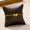 Pulsera de Lujo con Lazo de Estilo Sencillo para Mujer Joyería con Diseño de Oro de Arena Vietnamita Joyería Versátil y Duradera Venta al por Mayor