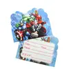 Suministros para Fiesta de Cumpleaños de Niños Platos de Papel Desechables, Servilletas, Manteles Decoraciones de Avengers