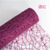 Tecido de rede jacquard coreano com vazados rede de ganso papel de embrulho de malha para buquê material de papel de embrulho para flores rosa