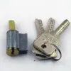 Cilindro de cerradura redondo, núcleo de cerradura de cobre, cerradura de puerta, cerradura redonda, cerradura de puerta de dormitorio, accesorio de cerradura esférico para interiores, cerradura para interiores, núcleo de cerradura esférico