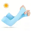 Mangas de Seda de Hielo con Protección Solar para Mujeres y Hombres, Mangas Anti-UV, Guantes de Ciclismo, Duraderas, Aislantes del Calor, Ligeras e Invisibles