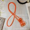 Cordón para Teléfono Móvil Color Sólido Doble Hebilla Creativo Largo para Colgar del Cuello Trenzado El Termo se Puede Llevar Cruzado en Diagonal El Cordón para Teléfono Móvil se Puede Llevar en la Espalda