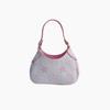 Nuevo Mini Monedero Media Luna Flor Antigua Bolsa Roja Creativa Colgante Bolsa para Audífonos Lindo Llavero Bolsa Colgante