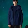 Jaqueta três em um para uso externo e viagens, jaqueta softshell de alta qualidade para esportes e atividades ao ar livre femininas, corta-vento masculino, impressão personalizada com logotipo