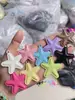 Pendant de Estrella de Cinco Puntas Letra H de Aleación de Niña de Ballet de Dibujos Animados Llavero DIY Colgante para Bolso