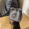 Bolso Pequeño Guofeng para Mujer 2024 Nueva Llegada Moderno Combinable Simple de Nylon Bolso de Hombro para Niña Elegante Bandolera Bolso para Teléfono Móvil