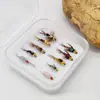 White Egret Fly 2026 Nueva Ninfa Señuelo de Pesca con Mosca Señuelo Artificial Kit para Atar Moscas