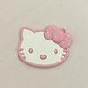 Primavera Nuevo Leche Huhu Par Doble KT Gato Lazo Grande Accesorios DIY Tocado Cuerda para el Cabello Accesorios Zapatos con Agujeros Flor