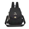 Mochila Transfronteriza para Mujer 2026 Nuevo Estilo Patrón de Diamantes Nylon Gran Capacidad Mochila Estilo Chanel para Viajes Diarios Bolsa para Mamá