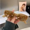 Óculos de Sol Europeus e Americanos Transfronteiriços Armação Pequena Estilo Retro Jennie Olho de Gato Óculos de Sol Tendência Personalizados para Mulheres Street Shade
