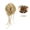 Peluca, accesorio para el cabello estilo europeo y americano, largo y voluminoso, postizo para mujer de aspecto natural, peinado de moño, moderno y versátil, nuevo en stock
