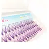Nuevas explosiones de color de moda en internet 30p pestañas postizas de fusión en caliente multicolor multiespecificación fábrica de origen stock al por mayor