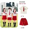 Uniformes Escolares Primários, Fotos de Formatura de Jardim de Infância Estilo Britânico, Figurinos para Apresentação de Treinamento de Eloquência, Figurinos para Apresentação de Coro de 1 de Junho de Verão