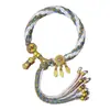 Joias Estilo Chinês Novo, Pulseiras Estilo Xizang, Pulseiras de Reencarnação Artesanais de Alta Qualidade Estilo Étnico, Joias Culturais Xizang Thangka