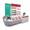 Gabinete para Tabaco Combinación Personalizada Gabinete de Exhibición de Tienda Especializada Gabinete Trasero Gabinete para Tabaco Gabinete Integrado de Caja Registradora para Supermercado Tienda de Conveniencia Estante de Exhibición