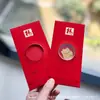 Oro Puro 999 Princesa, ¡Por Favor Hazte Rica! Nuevo Estilo Sobre Rojo Pegatina para Teléfono Regalo para Reunión Anual de la Empresa Contrato