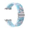 Resina Natural Adecuada para S11/12 Apple Iwatch345678910 Correa de Reloj Ultra Transparente de Tres Piezas