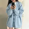 Traje Estilo Coreano, Suéter de Tricô Pequeno Estilo Chanel para Mulheres, Novo Estilo Outono e Inverno, Jaqueta Cardigã Estilo Solto e Relaxado, Tendência