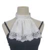 Gola de Renda, Gola Falsa Lolita Estilo Palácio, Gola Falsa (Bib), Acessório de Decoração para Vestido Floral, Gola de Renda Feminina, Gola Alta