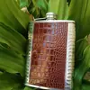 Termo Popular de Acero Inoxidable Transfronterizo Portátil de Doble Cilindro de 8 Onzas Botella de Licores para Exteriores Set de Vino Portátil Ruso de 7 Onzas