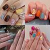 Arte de Uñas Caliente Transfronterizo Brillo Celebridad de Internet Botella Sirena Ji Lentejuelas Color Mágico Gradiente Ola Luz Escama Joyería para Uñas
