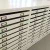 Gabinete Base Inteligente para Mapas Gabinete de Base para Mapas de Ingeniería Gabinete de Almacenamiento de Archivos de Dibujo de Información Personalizada Gabinete Móvil con Cajones Venta Directa de Fábrica