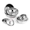 Bolsa de acero inoxidable 304 no magnético para sopa, plato para sopa, cuenco grueso para cantina escolar, cuenco redondo grande comercial, cuenco para huevos, fabricantes