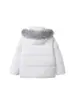 Chaqueta de Plumón Gruesa y Cálida 2026 para Parejas, Abrigo Puffer Corto Desmontable con Cuello de Piel para Hombre, Chaqueta de Algodón de Invierno para Mujer