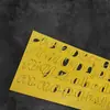 Nuevos 26 Alfanuméricos Ingleses Princesa Príncipe de Cumpleaños Acrílico Decorativos Repujados Decoraciones para Hornear Pasteles