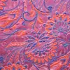 Tela jacquard de poliéster clásica teñida en hilo de nuevo estilo con cinco adornos florales para cheongsams, vestidos de mujer estilo chino, trajes de actuación y faldas