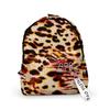 Mochila de Tela Oxford con Estampado de Leopardo, Temporada de Regreso a Clases Transfronteriza, Uso Diario para Estudiantes, Tendencia, Impresión 3D