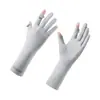 Luvas de Proteção Solar Femininas Resistentes a UV Tela Sensível ao Toque Outdoor Dirigindo Antiderrapantes Proteção Solar Verão Leves Equitação Luvas de Seda de Gelo