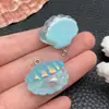 5 Colgantes de Resina de Colores con Imitación de Concha de Perla para Bolsas DIY, Cadenas para Teléfono Móvil, Llaveros, Accesorios de Joyería, Materiales