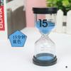 Ampulheta com Capa Preta 3/5/15/30/45 Minutos Funil de Tempo Promoção de Baixo Preço Atacado Desconto para Grande Quantidade