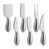 Directo de fábrica en stock Cuchillo de queso de acero inoxidable Tenedor para tarta de queso Cuchillo Cortador Mini herramientas para hornear