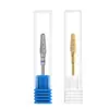 Mini Cabezal de Rectificado de Acero de Tungsteno Cinco en Uno para Remover Esmalte en Gel, Cabezal de Rectificado para Crear Pasos, Cabezal Pulidor de Uñas, Herramienta Metálica para Arte de Uñas