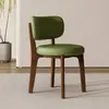 Silla Nórdica Moderna Minimalista para el Hogar de Madera Maciza Silla con Respaldo de Diseño Italiano de Lujo Ligero Silla de Comedor para Apartamento Pequeño