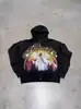 Cardigan Casaco Moletom com Capuz Estiloso Cool Hip-Hop Y2K Europeu e Americano Transfronteiriço Unissex Grafite Solto Manga Longa