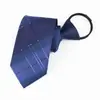 Gravata Masculina com Zíper Formal de Negócios 8cm Gravata Listrada Grátis Noivo Casamento Padrinhos Gravata Vermelha Preta