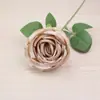 Rosa Individual Artificial, Bestseller Transfronterizo, Decoración Cálida para el Hogar, Rosa Roja Artificial, Arreglo de Piso para Salón de Bodas, Arreglo de Flores Artificiales